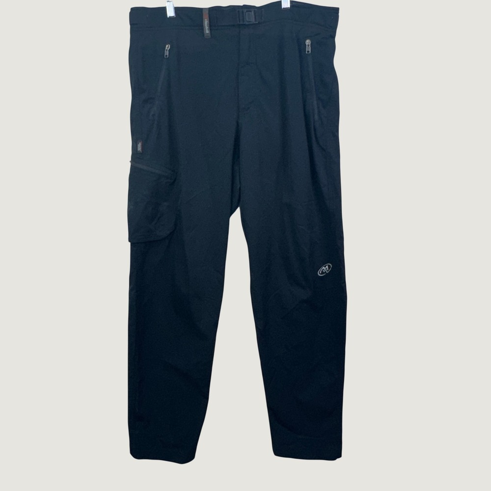 Cloudveil‎ Mens Hiking Cargo Pants Large Black Gorpcore Outdoor Techwear 6306